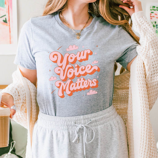 Your Voice Matters Jersey T-Shirt