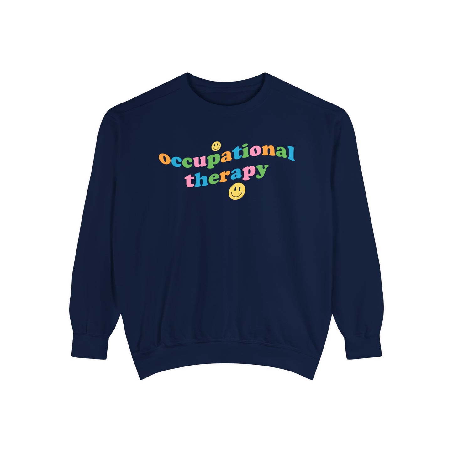 Occupational Therapy Wavy Comfort Colors Sweatshirt