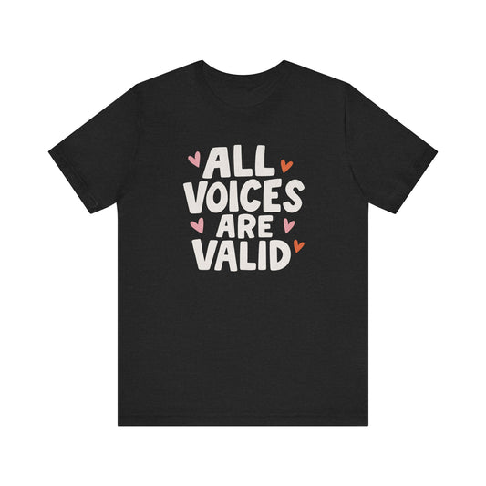 All Voices Are Valid Jersey T-Shirt