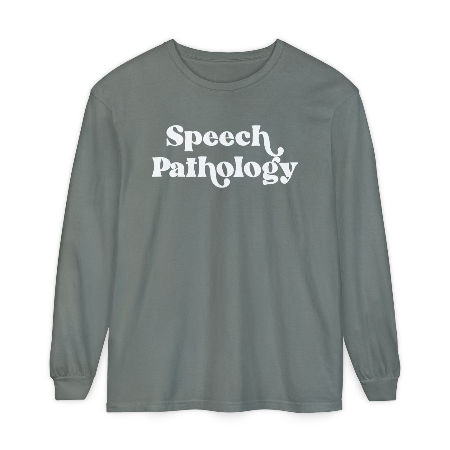 Speech Pathology Long Sleeve Comfort Colors T-shirt