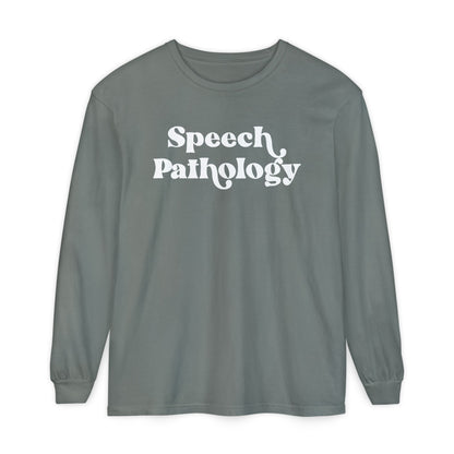 Speech Pathology Long Sleeve Comfort Colors T-shirt