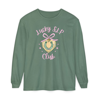 Lucky SLP Club Long Sleeve Comfort Colors T-Shirt