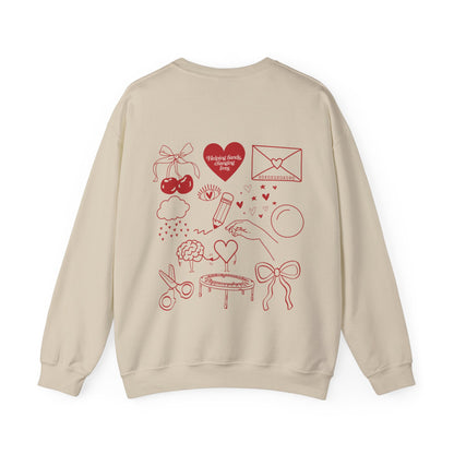 Helping Hands OT Crewneck Sweatshirt | Front and Back Print