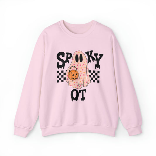Spooky OT Checkerboard Crewneck Sweatshirt