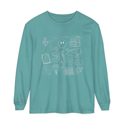 Speech-Language-Hearing Long Sleeve Comfort Colors T-Shirt