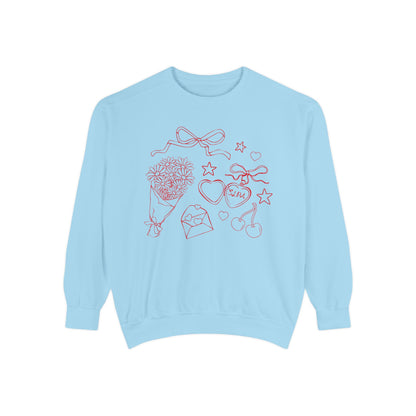 SLPA Whimsy Doodles Comfort Colors Sweatshirt