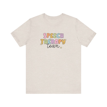 Speech Therapy Team Jersey T-Shirt
