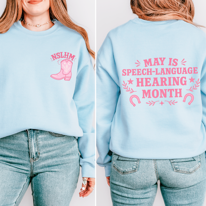 Western NSLHM Crewneck Sweatshirt | Front and Back Print