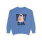 Spooky SLPA Checkerboard Comfort Colors Sweatshirt