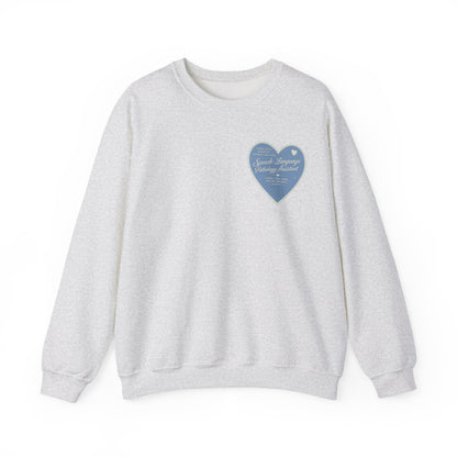 SLPA Heart Patch Sweatshirt | Front and Back Print