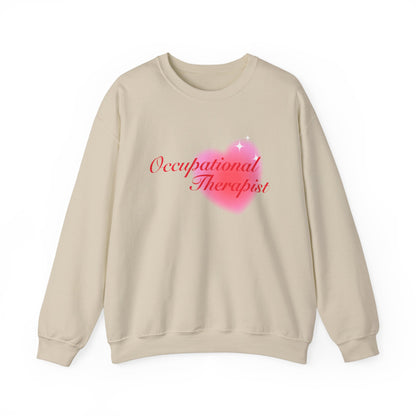 Occupational Therapist Heart Crewneck Sweatshirt