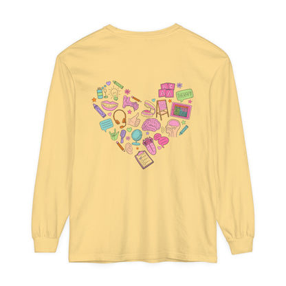 National Speech-Language-Hearing Month Long Sleeve Comfort Colors T-Shirt