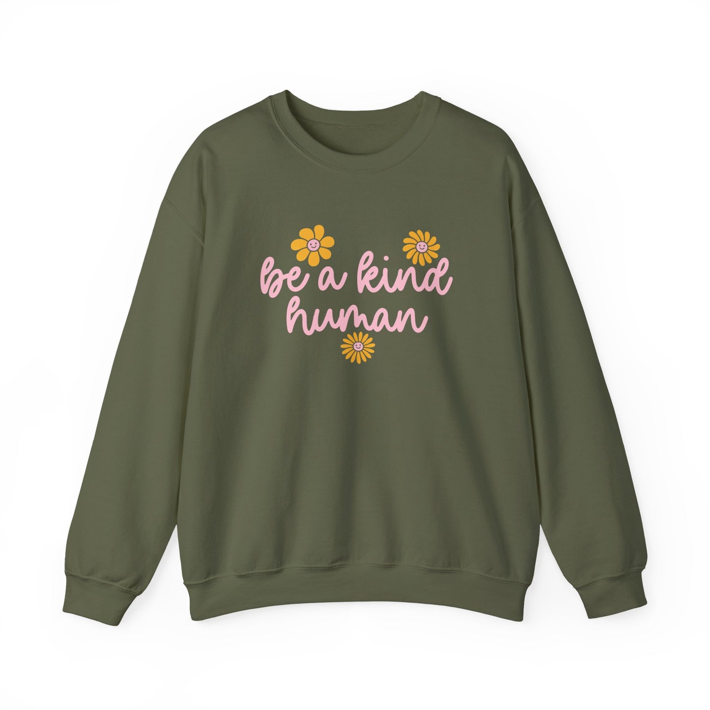 Be a Kind Human Crewneck Sweatshirt