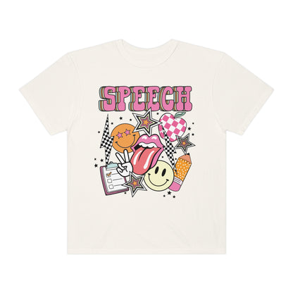 Retro Speech Comfort Colors T-Shirt