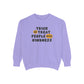 Trick or Treat Kindness Comfort Colors Sweatshirt