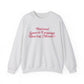 National Speech-Language-Hearing Month Sweatshirt | Front and Back Print