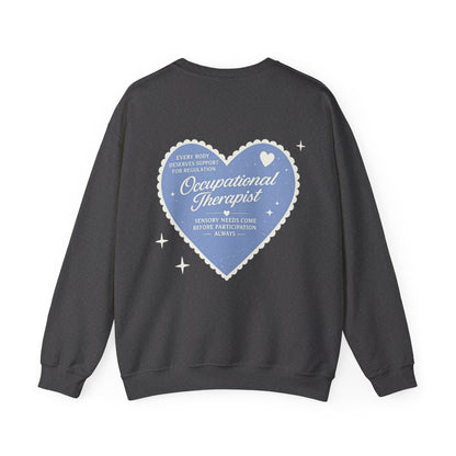 OT Heart Patch Sweatshirt | Front and Back Print