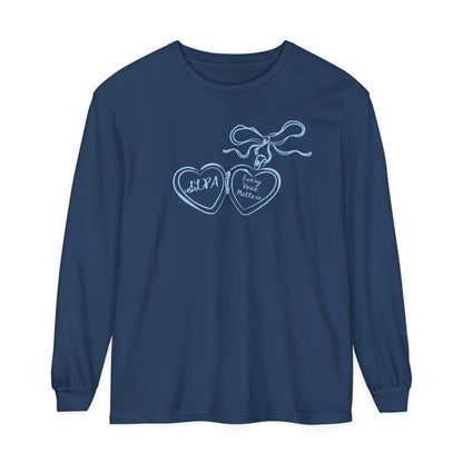 SLPA Heart Locket Long Sleeve Comfort Colors T-Shirt
