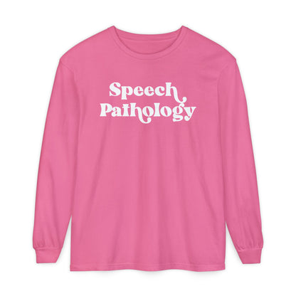 Speech Pathology Long Sleeve Comfort Colors T-shirt