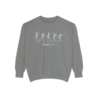 Spooky OT Skeletons Comfort Colors Sweatshirt