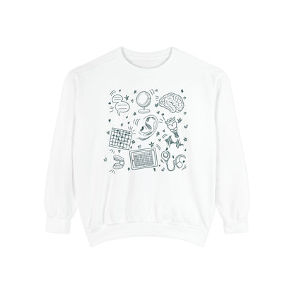 Speech & Hearing Doodles Comfort Colors Sweatshirt