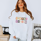 Spooky Speech Retro Crewneck Sweatshirt
