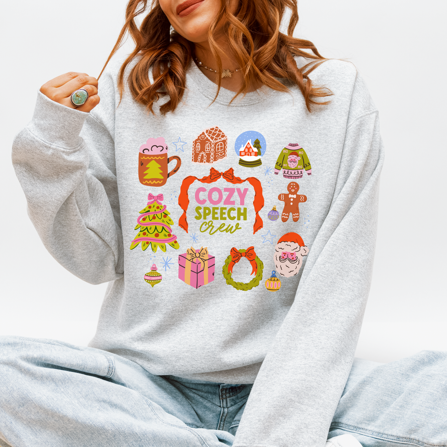 Cozy Speech Crew Crewneck Sweatshirt