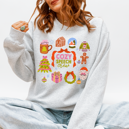 Cozy Speech Crew Crewneck Sweatshirt