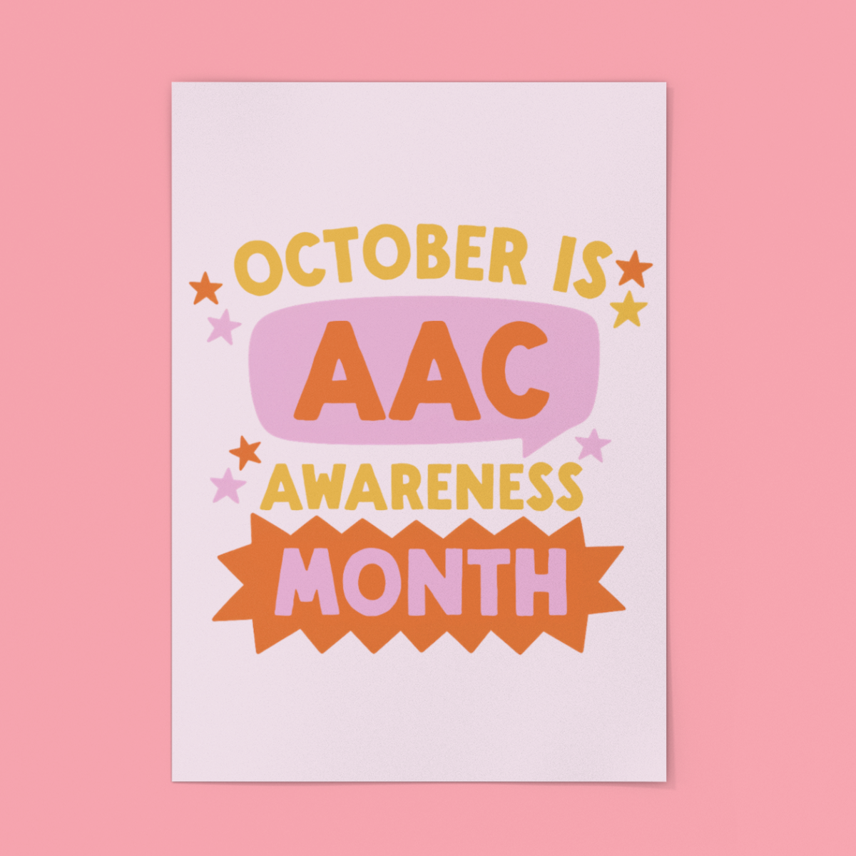 AAC Awareness Digital Poster Set