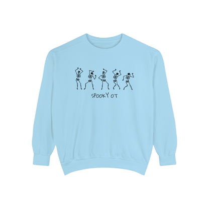 Spooky OT Skeletons Comfort Colors Sweatshirt