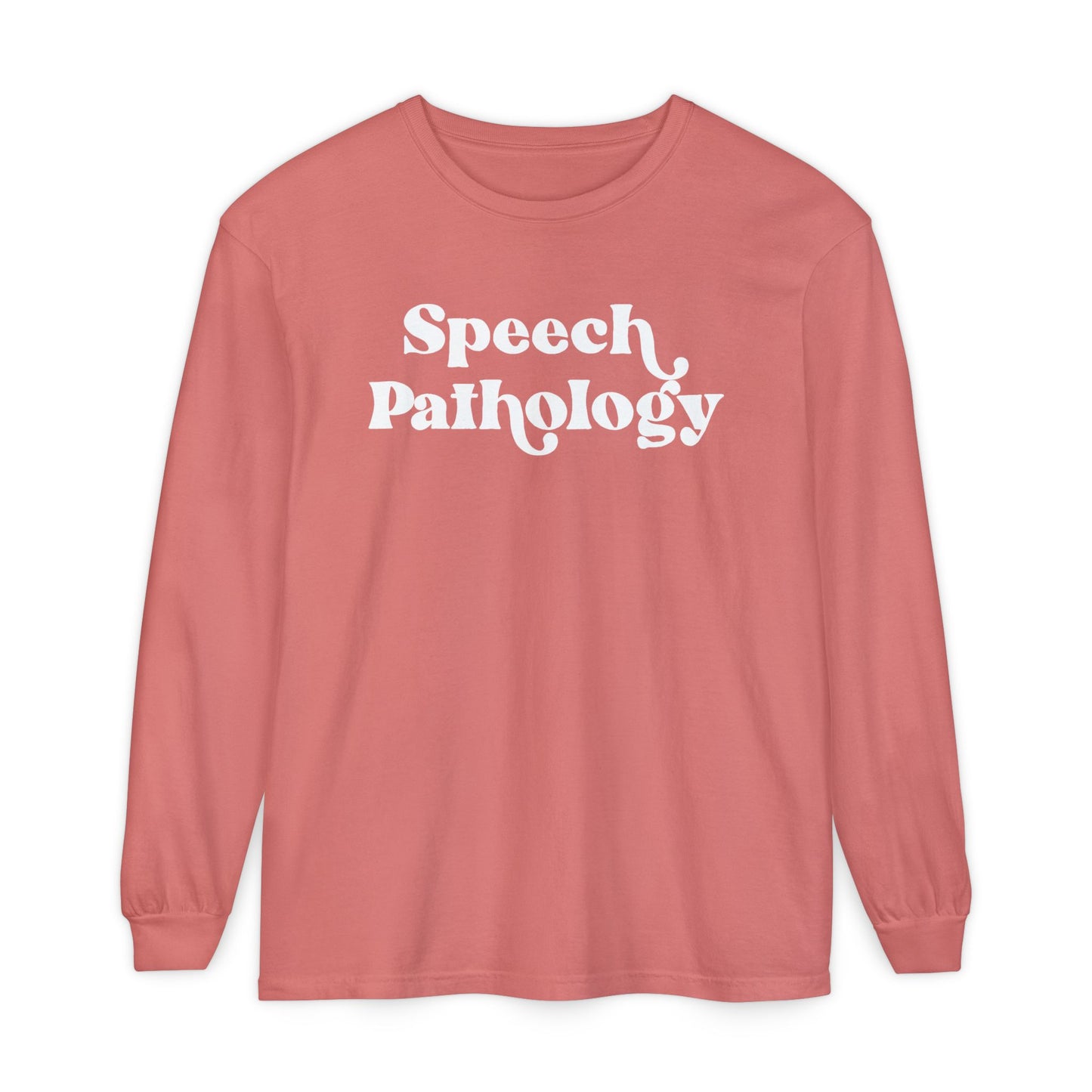 Speech Pathology Long Sleeve Comfort Colors T-shirt