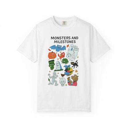 Monsters and Milestones Comfort Colors T-Shirt