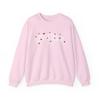 Occupational Therapy Varsity Hearts Crewneck Sweatshirt