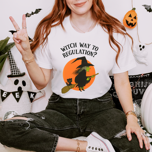 Witch Way to Regulation Jersey T-Shirt