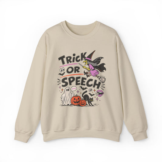 Trick or Speech Crewneck Sweatshirt