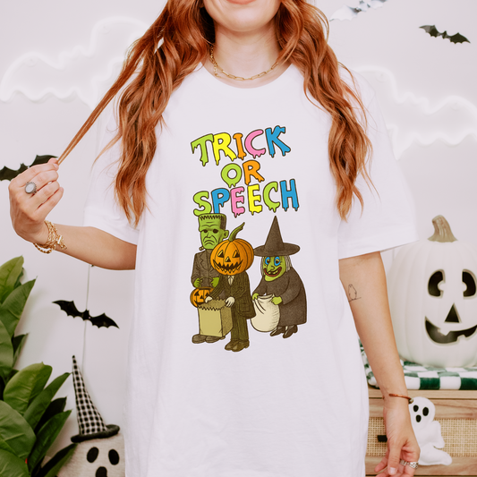 Trick or Speech Jersey T-Shirt