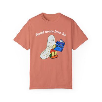 Read More Boo-ks Distressed Comfort Colors T-Shirt