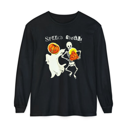 Speech Ghouls Long Sleeve Comfort Colors T-Shirt