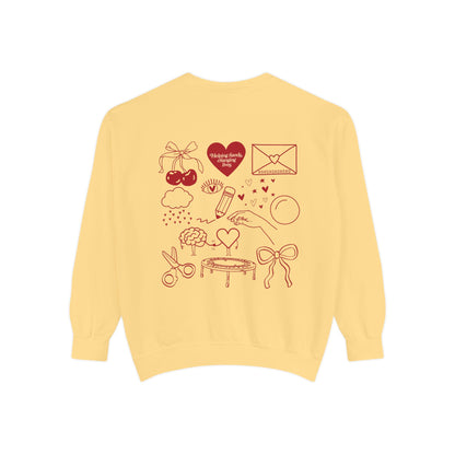 Helping Hands OT Comfort Colors Sweatshirt | Front and Back Print