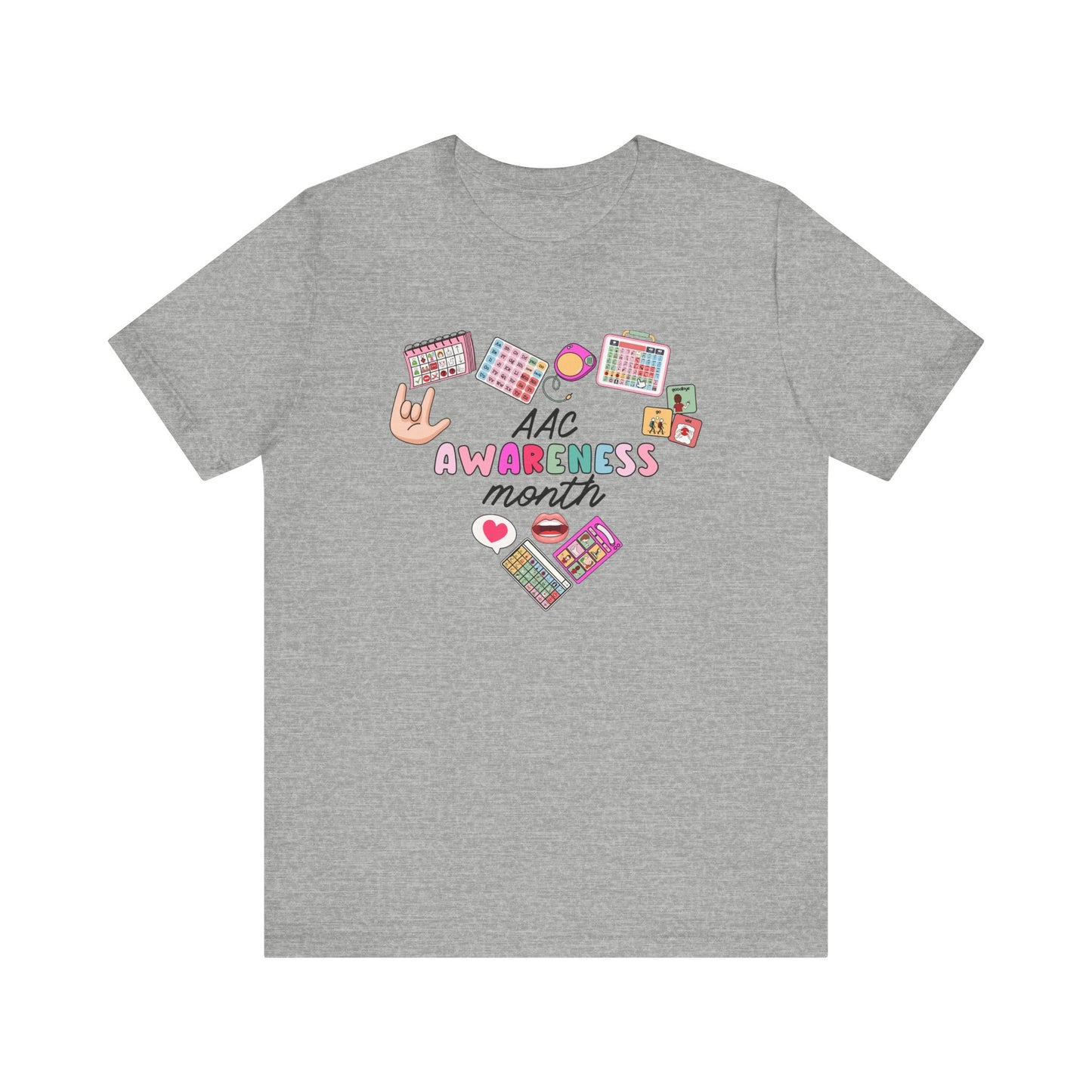 AAC Awareness Month Short Sleeve T-Shirt