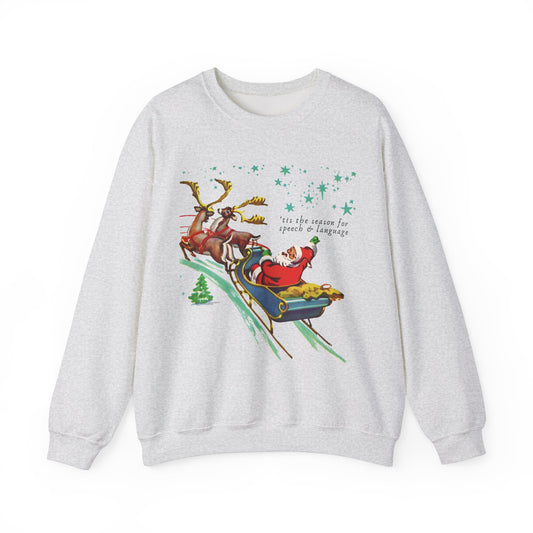 ‘Tis the Season for Speech and Language Crewneck Sweatshirt