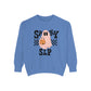 Spooky SLP Checkerboard Comfort Colors Sweatshirt