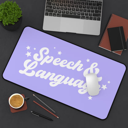 Speech & Language Stars Desk Mat