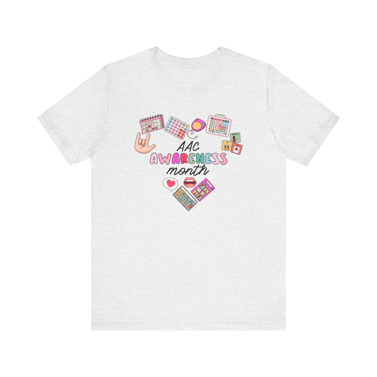 AAC Awareness Month Short Sleeve T-Shirt