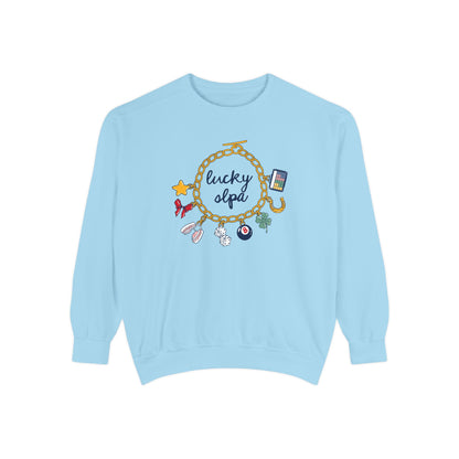 Lucky SLPA Charm Bracelet Comfort Colors Sweatshirt