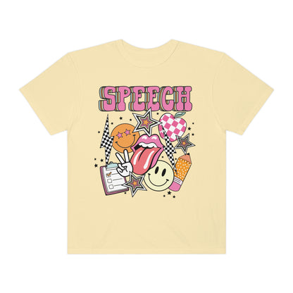 Retro Speech Comfort Colors T-Shirt