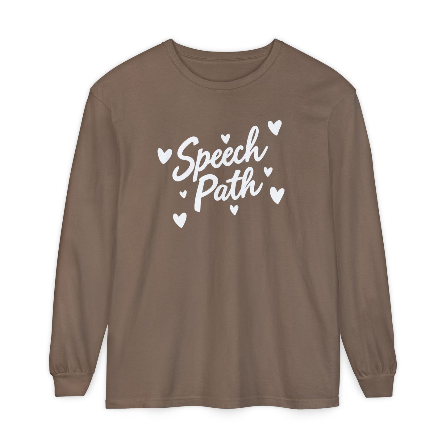 Speech Path Hearts Long Sleeve T-Shirt