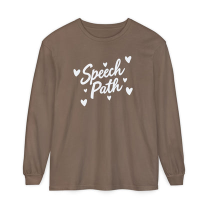 Speech Path Hearts Long Sleeve T-Shirt