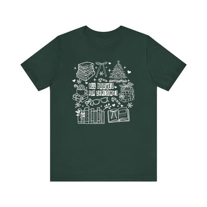 All Booked for Christmas Jersey T-Shirt