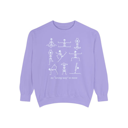 No Wrong Way To Move Comfort Colors Sweatshirt